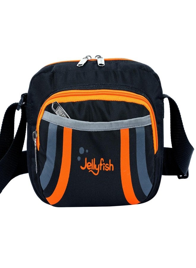 Jellyfish® Stylish,Elegant & Latest Box Sling Bag For Women & Men For all Occassions. (Black) - Image 1